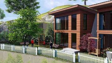 Фото номера Шале с двумя спальнями Шале Cottage Chalet in Kvariati г. Квариати 42
