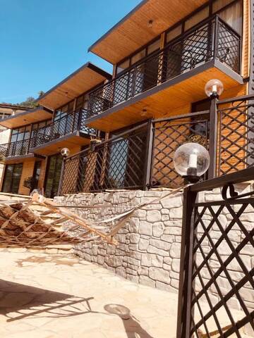 Фото номера Шале с двумя спальнями Шале Cottage Chalet in Kvariati г. Квариати 29