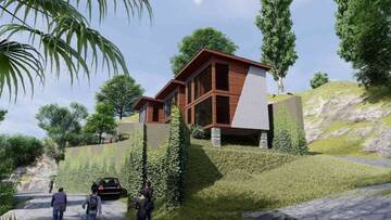 Фото номера Шале с двумя спальнями Шале Cottage Chalet in Kvariati г. Квариати 34